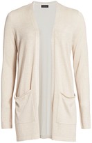 Thumbnail for your product : Saks Fifth Avenue COLLECTION Plaited Shine Open-Front Cardigan
