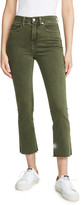 Thumbnail for your product : Veronica Beard Jeans Carly High Rise Kick Flare Jeans with Raw Hem