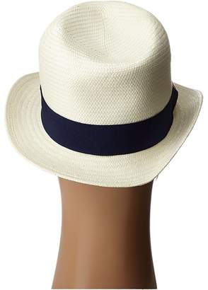 Michael Stars Pop Band Short Brim Panama Hat Caps