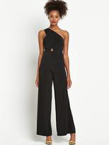 Thumbnail for your product : River Island Jersey One Shoulder Jumpsuit