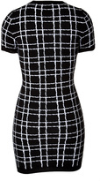 Thumbnail for your product : DSquared 1090 Dsquared2 Angora Blend Knit Dress in Black/White
