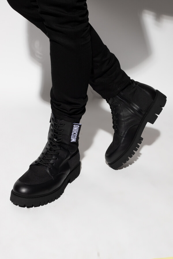 moschino boots mens