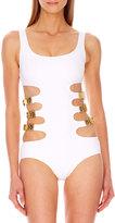 Thumbnail for your product : Michael Kors Side-Belt Cutout Maillot