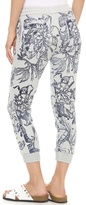 Thumbnail for your product : Mother Drawstring Cropped Trainer Pants