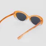 Thumbnail for your product : Burberry Glitter Detail Cat-eye Frame Sunglasses