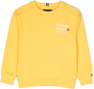 Tommy Hilfiger Junior Logo-Print Detail Sweatshirt