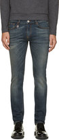 Thumbnail for your product : Balmain Pierre Blue Faded Slim Fit Jeans