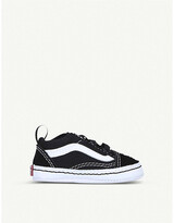 Thumbnail for your product : Vans Old Skool canvas and leather trainers 6 months