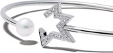 Thumbnail for your product : TASAKI 18kt white gold Comet Plus diamond and pearl cuff