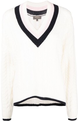 N.Peal Cable-Knit Cashmere Jumper