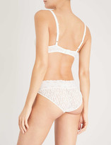 Thumbnail for your product : Wacoal Halo stretch-lace moulded underwired bra