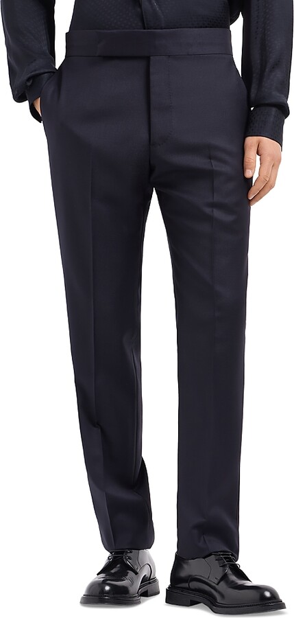 Emporio Armani Essential G Line Straight Leg Tuxedo Trousers
