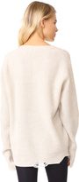 Thumbnail for your product : Helmut Lang Distressed V Neck