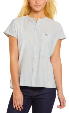 Lacoste Pinstriped Basic Woven Shirt
