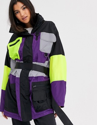 ASOS DESIGN extreme utility anorak jacket