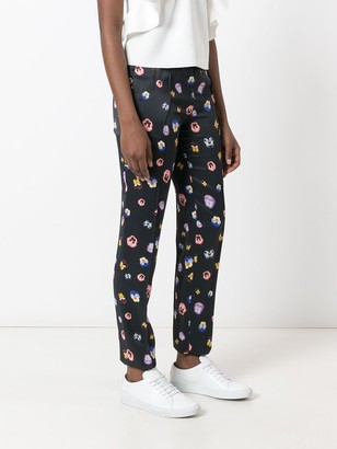 Christopher Kane Pansy Print Trousers