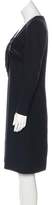 Thumbnail for your product : Carolina Herrera Long Sleeve Wool Dress