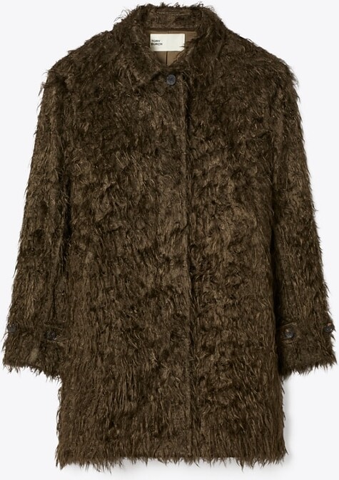 Tory Burch Textured Viscose Coat