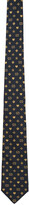 Thumbnail for your product : Gucci Navy & Beige Silk Symbols Tie