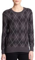 Thumbnail for your product : Haute Hippie Merino Wool Argyle Sweater