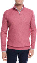 Thumbnail for your product : Loro Piana Cashmere-Silk Quarter-Zip Sweatshirt