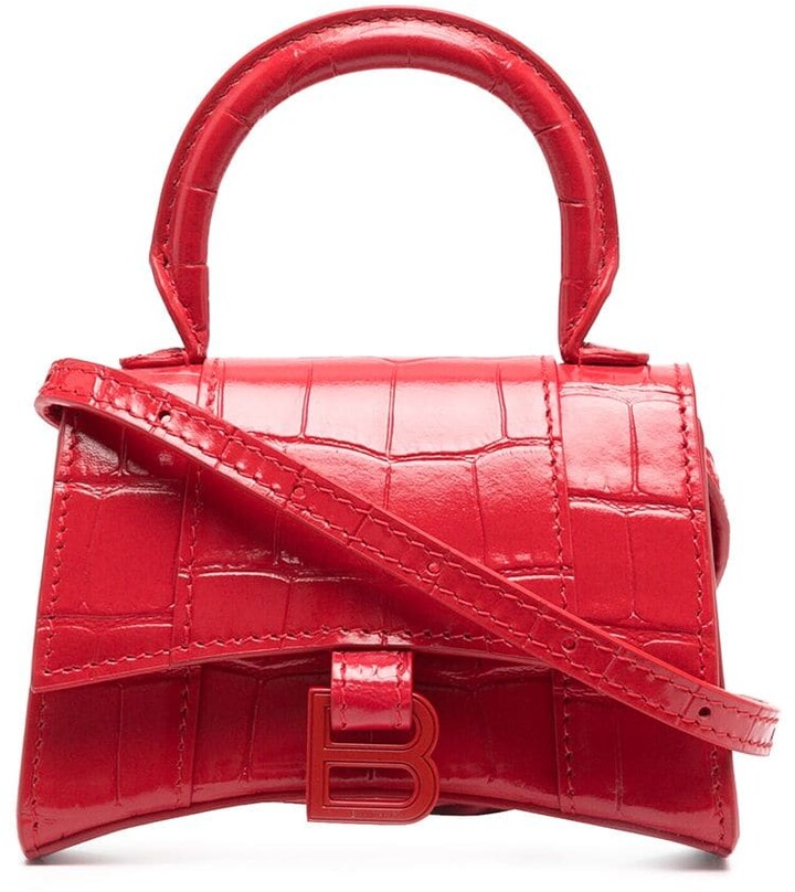 balenciaga red purse