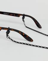 Thumbnail for your product : ICON BRAND Matte Black Sunglasses Chain