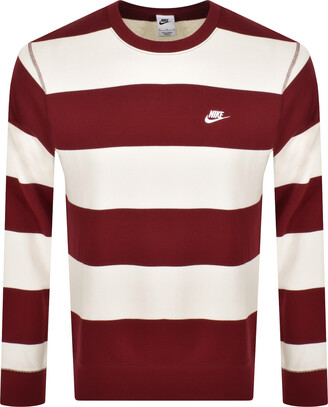 nike striped sweatshirt