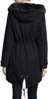 Thumbnail for your product : Woolrich Literary Fur-Trim Cotton Parka Coat