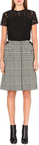 Thumbnail for your product : Sacai Lace and houndstooth Black and White Dress