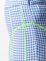 Thumbnail for your product : Sjyp Grid Panelled Cycyling Shirts