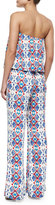 Thumbnail for your product : Ella Moss Printed Strapless Jumpsuit, Rojo