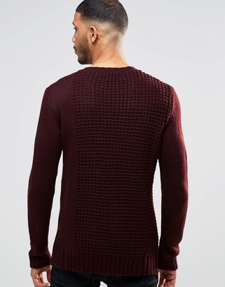 Religion Casey Textured Knit Crew Sweater