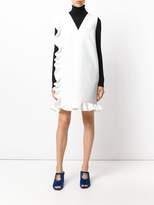 Thumbnail for your product : MSGM ruffled V-neck dress