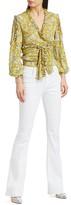 Thumbnail for your product : Alexis Odilo Flora Wrap Top