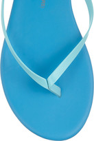 Thumbnail for your product : TKEES Lily leather flip flops