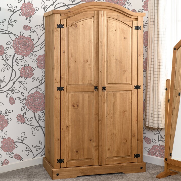 Dunelm Corona Double Wardrobe, Pine Brown ShopStyle Chests