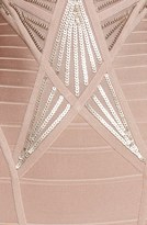 Thumbnail for your product : Herve Leger Sequin Embellished V-Neck Bandage Dress