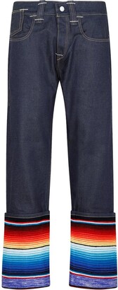 Junya Watanabe Stripe Detailed Denim Jeans