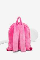 Thumbnail for your product : Nasty Gal Vintage Barbie Faux Fur Backpack