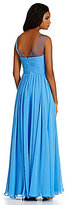 Thumbnail for your product : JS Collections Crystal Appliqué Chiffon Gown
