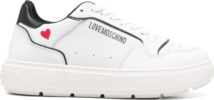 Glitter-Logo Sneakers