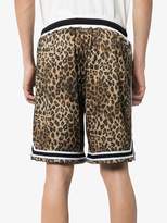 Thumbnail for your product : John Elliott Game leopard-print shorts