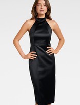 Thumbnail for your product : Ever New Lei Halterneck Satin Midi Dress