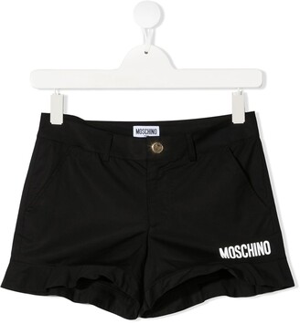 MOSCHINO BAMBINO Logo Print Shorts
