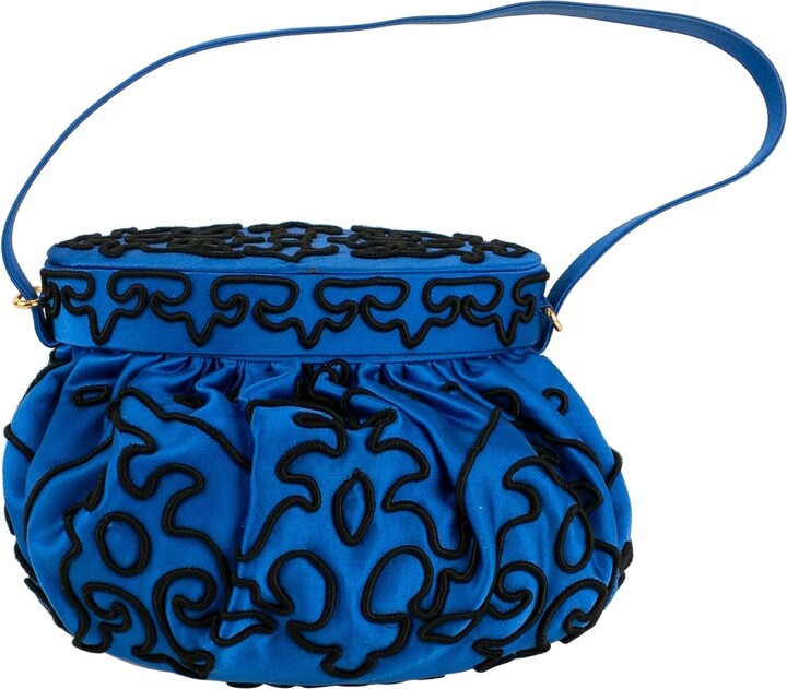 Renaud Pellegrino Blue Silk Bag