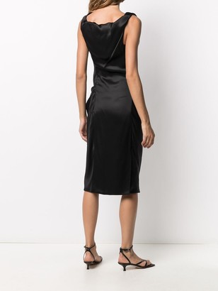 Vivienne Westwood Cowl-Neck Midi Dress