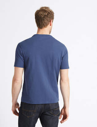 Marks and Spencer Slim Fit Pure Cotton T-Shirt with Cool Comfort