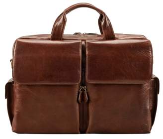 Maxwell Scott Bags Smart Italian Crafted Tan Leather Briefcase For Men