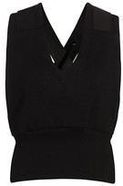 Thumbnail for your product : Noir Kei Ninomiya V-Neck Backless Belted Vest